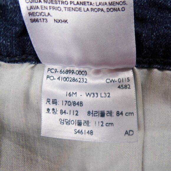 Denizen Levi's Modern Bootcut Jeans Women's 33x32 Denim PC9-66899-0003 Blue - Picture 9 of 11